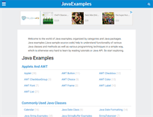 Tablet Screenshot of java-examples.com